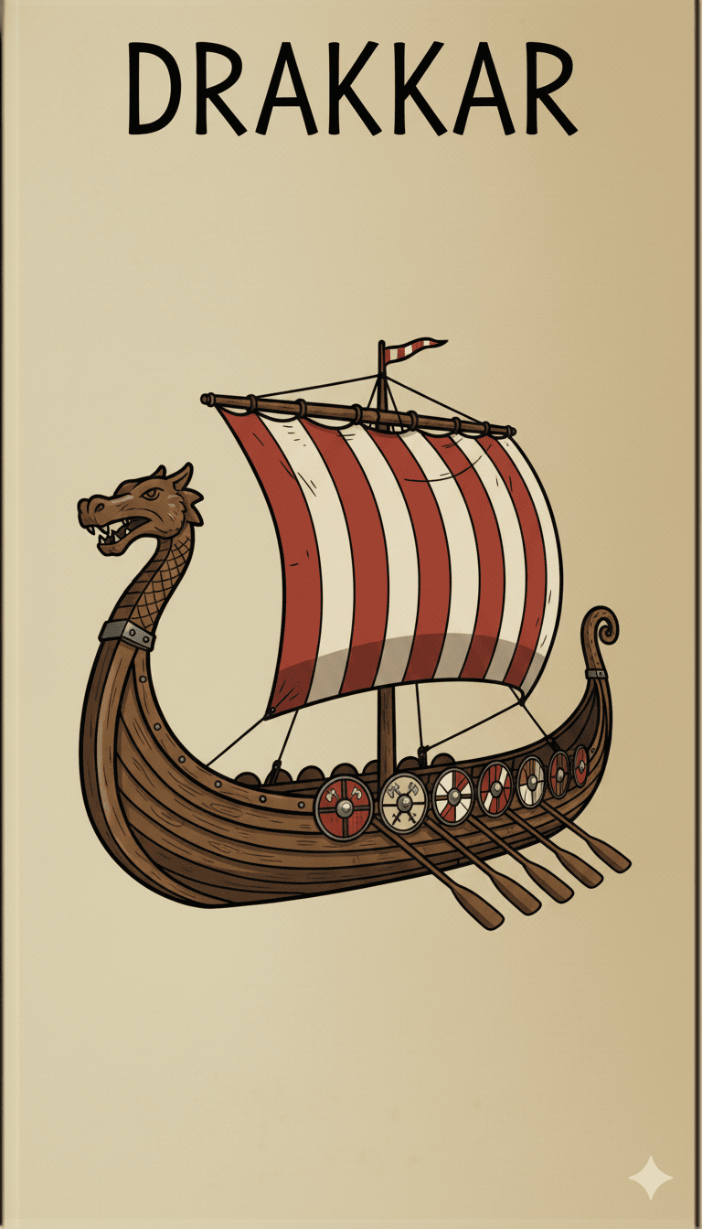 Drakkar vichingo